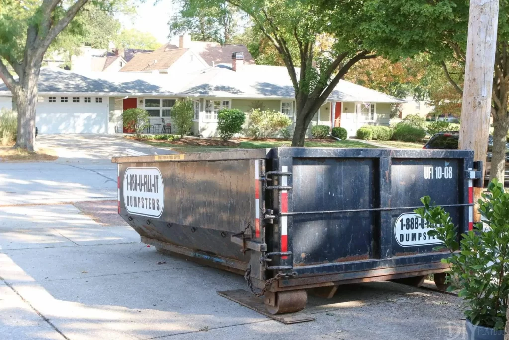 Dumpster Never Touches my Driveway