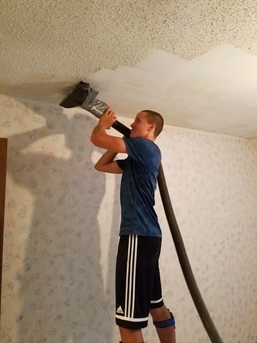 What is the purpose of popcorn ceiling?