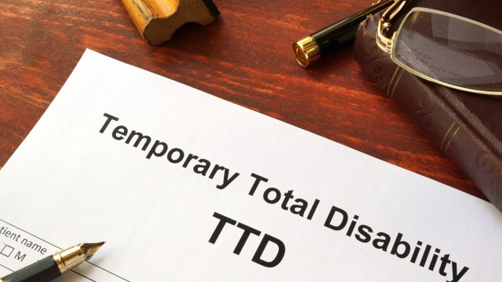 What is temporary total disability (TTD)?